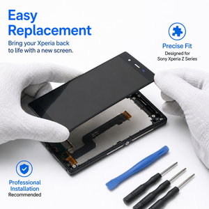 Pièces de rechange pour réparation d'écran tactile LCD de téléphone portable de qualité supérieure pour la série Xperia Z1 à Z4 - Product Image 6