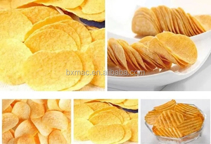 Prix d'usine Snack de qualité alimentaire entièrement automatique de ligne de production de croustilles - Product Image 6