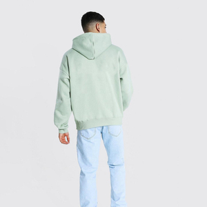 Sweat à capuche oversize pour homme, en coton épais respirant et imperméable, collection hiver 2026, haute qualité, prix raisonnable - Product Image 5
