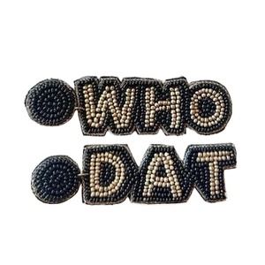 Pendientes bordados con cuentas a la moda, joyería de vacaciones, pendientes bordados festivos, se aceptan pendientes bordados con logotipo de diseño personalizado - Product Image 3