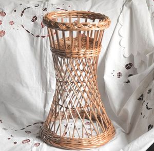 Luxury Vintage Tall Natural Cane Wedding <b>Vase</b> Handmade <b>Wicker</b> Floral Stand for Event Centerpiece and Home Reception Decoration - Product Image 1