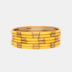 Collection de Bracelets de Mariage Tendance Faits Main pour Femmes, Plaqué Or, Base en Laiton Durable, Jonc de Mode Haut de Gamme, Créatif et de Boutique - Product Image 6