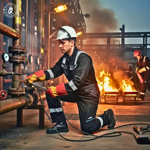 ชุดคลุมทำงานนิรภัย TAGCO SAFETY สะท้อนแสง ผลิตจากผ้า Nomex น้ำหนักเบา ระบายอากาศได้ดี ชุดยูนิฟอร์มนิรภัย มองเห็นได้ชัดเจน ทนไฟ - Product Image 3