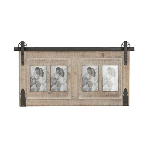 Elegante Marco de Fotos de Madera con Patrón de Grano Natural para Exhibición con Estilo en Pared y Escritorio - Product Image 4