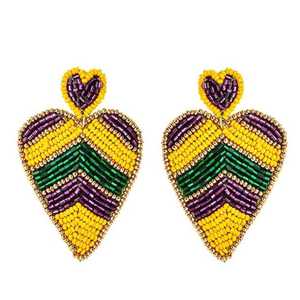 Pendientes y joyería para las orejas de alta calidad, con el mejor diseño, impermeables, con cuentas de colores bordadas a mano, para niñas, de la India. - Product Image 3