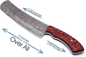 Best-Selling Steel Craft International Japanese Style Stainless Steel 8 Inch Eco-Friendly <b>Kitchen</b> Cleaver <b>Knife</b> VG10 Blade - Product Image 2
