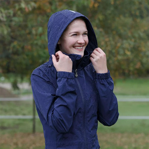 Abrigo de lana impermeable para equitación, cortavientos, chaqueta de invierno para mujer, precio al por mayor - Product Image 2
