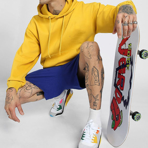 Vente en gros de sweats à capuche surdimensionnés pour hommes, personnalisables, respirants, streetwear, tissu tricoté durable, vêtements décontractés, fabricant OEM - Product Image 5