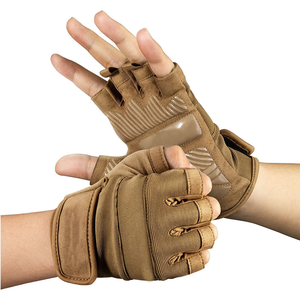 Unisex Gym Gloves Heavyweight Leather Sports Exercise Weight Lifting Gloves For Body Building Training Fitness Training - Product Image 2