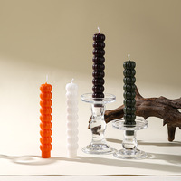 Bougies coniques parfumées longues en forme de citrouille d'Halloween pour la table de dîner, la fête d'automne de Thanksgiving, la décoration intérieure - Vente en gros