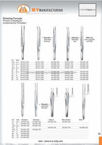 คีมจับของละเอียดอ่อนพร้อมเข็ม คีมผ่าตัดทางการแพทย์ทำจากสแตนเลส - Product Image 5
