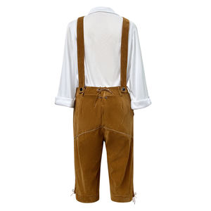 Costume bavarois pour hommes en gros avec logo personnalisé – Fabricant OEM ODM de Lederhosen haut de gamme faits à la main - Product Image 4