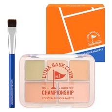 Luna Base campionato edizione trucco Set 6g Palette correttore e pennello correttore piatto n. 1 copertina trasparente confezione singola