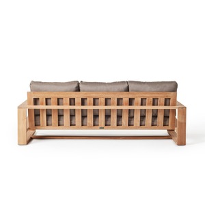 Modern Teak Outdoor <b>Sofa</b> Set with Cushions – Luxury Garden Furniture Set for Patio, Villa & Resort Projects - Product Image 4