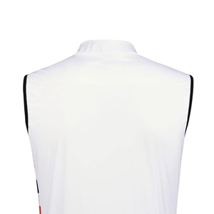 Gilet de cyclisme respirant pour homme en tissu polyester léger, idéal pour la saison estivale, avec bandes réfléchissantes - Product Image 4
