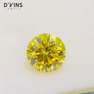 เพชรทรงกลมสำหรับปลูกในห้องแล็บเพชรแบบหลวมสีสดใสเพชรที่เต็มไปด้วยรูปทรง d'vins - Product Image 2