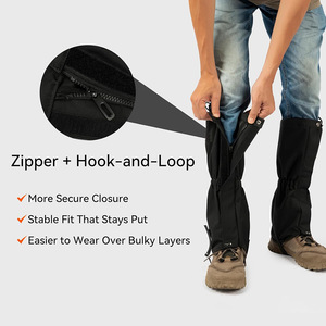 Polainas de Nylon Ajustables e Impermeables al por Mayor |   Fundas Duraderas para Botas de Nieve |   Equipo de Senderismo, Caza y Trekking al Aire Libre - Product Image 3