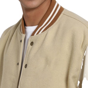 Custom Design Varsity Jacket for Winter with High Quality Embroidery Stand Collar Front Logo Casual Wear for Unisex 2026 - Product Image 5