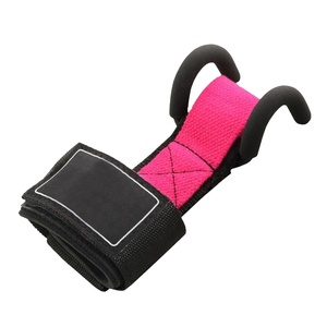 Fitness Workout <b>Training</b> Gym Metal Hook Weightlifting Wrist Wraps Support Straps Made of Rubber EVA Sports Equipment Accessory - Product Image 1