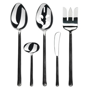 Lot de Cuillères de Service en Bronze Forgé de Qualité Commerciale pour Buffets d'Hôtel, Ustensiles Robustes pour Hôtesses, Restaurants et Usage Domestique - Product Image 6