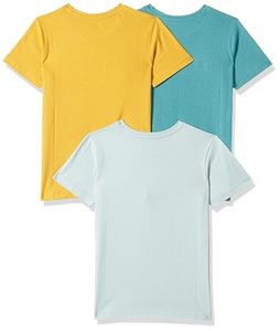 Camiseta de cuello redondo de alta comodidad, 100% algodón, 5.2 oz, para hombre y mujer, color liso, para verano, disponible al por mayor, tallas mixtas - Product Image 1