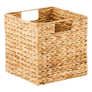 Ensemble de 3 paniers de luxe en jacinthe d'eau faits à la main, naturels, légers, durables, écologiques et multifonctionnels pour la maison - Product Image 3