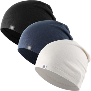 Bonnet en tricot gris – Bonnet d'hiver doux pour adolescents et adultes – Logo personnalisé en gros - Product Image 1
