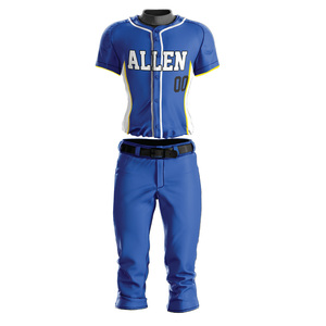 Customize <b>Baseball</b> Uniform Set Sublimation And Cheap Uniforms Design Wear Best Men's Softball - Product Image 1