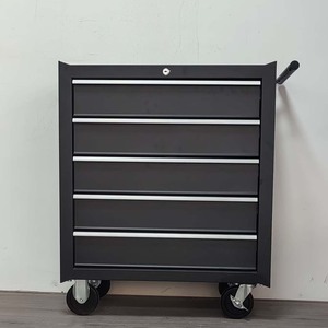 2-Drawer Mobile Steel <b>Tool</b> Chest | Lockable Drawers <b>Cabinet</b> OEM/ OBM Customization 200kg Load Capacity Industrial Style 3-Year - Product Image 3