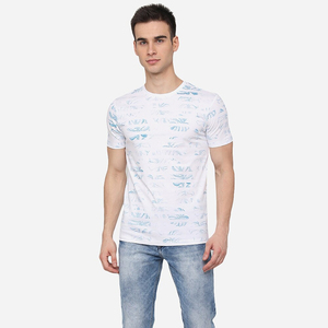 T-shirt en coton uni de haute qualité pour homme, doux et confortable, personnalisable avec logo, pour un usage décontracté - Product Image 5