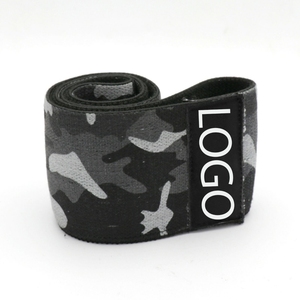 Black Camo Design Heavy Resistance Hip <b>Bands</b> Polyester Fabric for Yoga Hip Booty Workout Home Gym <b>Exercise</b> Set with Carry Bag - Product Image 2