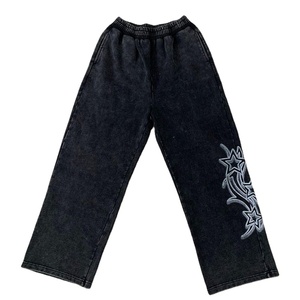 Streetwear Custom Casual Flare <b>Jeans</b> Pants Eco-Friendly Polyester/Cotton Fabric Lightweight Design Windproof Quick Dry Multi Men - Product Image 5