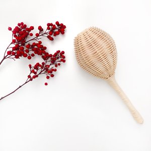 Sonajeros de mordedor de madera de ratán a precio barato para bebés recién nacidos, sonajeros de juguete para bebés de guardería más vendidos con logotipo personalizado - Product Image 3