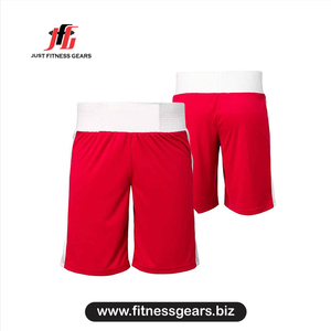 Shorts de boxe bleus pour hommes, coupe classique, 100% polyester, vêtements d'arts martiaux durables, taille adulte - Product Image 4