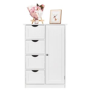 Armadio da bagno leggero di alta qualità impermeabile facile da spostare elegante Design pratico offre ampio spazio per - Product Image 1