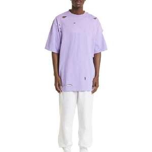 Nouveau t-shirt surdimensionné personnalisé de haute qualité, effet vieilli, 100% coton jersey, tissu uni doux, t-shirt homme effet vieilli - Product Image 5