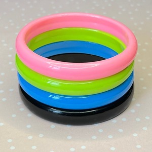 Dreamshow Custom Jewelry <b>Set</b> Resin Acrylic Stacking <b>Bangles</b> <b>Set</b> Chunky Statement Waterproof Jewelry for Women - Product Image 5