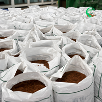 Sac de 25 kg de fibres de coco 100 % naturelles, tourbe de coco en vrac, pH 6,5-7, faible EC, biodégradable, écologique, haute rétention d'eau, léger, 200 L
