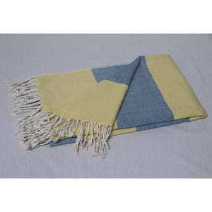 Serviette de Hammam Turque Moderne Ultra-Absorbante Écologique à Séchage Rapide Motif Rayé 100% Coton – Meilleur Exportateur - Product Image 5