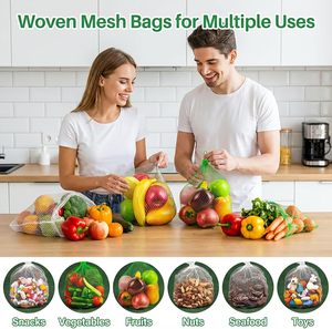 Net Bags for Vegetables - Seafood Boil Bags For <b>Crab</b> Clam Shrimp Cooking,Mesh Bags for Vegetables - Product Image 6