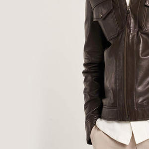 Veste d'hiver pour homme de qualité supérieure au meilleur prix, en cuir véritable, coupe-vent, imperméable, teinte unie, toutes tailles disponibles - Product Image 6