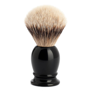 Wholesale Shave Edge Custom Logo <b>Beard</b> Brush Metal Shaving Handle Silvertip Badger Synthetic Hair Personal <b>Care</b> - Product Image 1