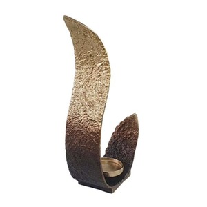 Handmade Tea <b>Light</b> Holder <b>Leaf</b> Design Home Decoration Metal Candle Stand - Product Image 6