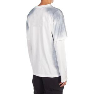 T-shirt à col rond double couche pour homme |   Conception de tissu épais |   Qualité durable |   Logo personnalisé en gros - Product Image 5