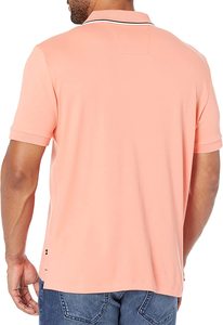 เสื้อโปโลผ้าระบายอากาศดี ลายทาง แขนสั้น สไตล์คลาสสิก สดใส เหมาะสำหรับใส่ทำงาน ใส่เล่นกอล์ฟ สำหรับผู้ชาย เสื้อผ้าแฟชั่นอินเทรนด์ - Product Image 4