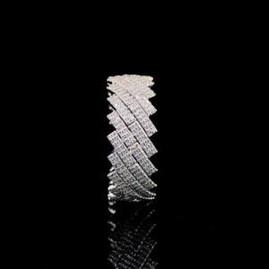 Bague de fiançailles et de mariage pour homme en or plaqué 14 carats avec diamants VVS personnalisés de luxe, certifiée IGI, en argent sterling S925, style hip-hop, vente en gros - Product Image 5