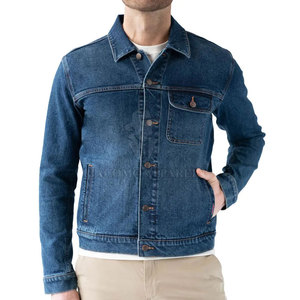 Custom Premium Jeans <b>Jacket</b> <b>Men</b> <b>Lightweight</b> Design Stylish Appearance And Comfortable Wear For Daily Lifestyle - Product Image 3