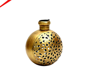 Decorative metal <b>Round</b> Flower Vase For <b>Table</b> And Shelf Styling Flower Vase for Home Interior - Product Image 1