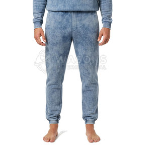 กางเกงจ็อกเกอร์ทรงสลิมฟิตสำหรับออกกำลังกาย วิ่ง และสตรีทแวร์ผู้ชาย กางเกงวอร์มย้อมสีแบบแอซิดวอช กางเกงวอร์มแฟชั่นสำหรับขายพร้อมจัดส่งรวดเร็ว - Product Image 2