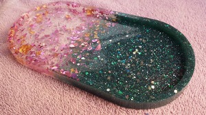 Plateau en résine moulée en silicone de haute qualité pour artistes professionnels, plateau de service en gros, fournitures d'art - Product Image 2